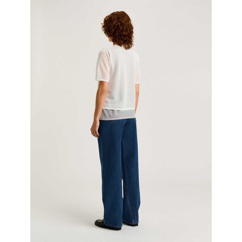 Veronika Maine Sheer Double Layer Knit image number 1